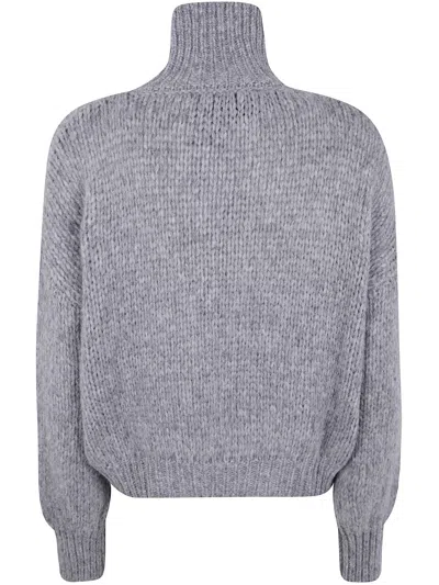 Nuur Long Sleeves Pullover In Gray