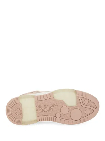 Off-white Off White Out Of Office Leather Sneakers In Animal Print