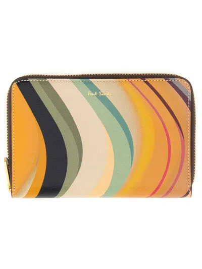 Paul Smith Dusky Swirl Wallet In Multi