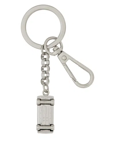 Paul Smith Keychain Mini In Silver