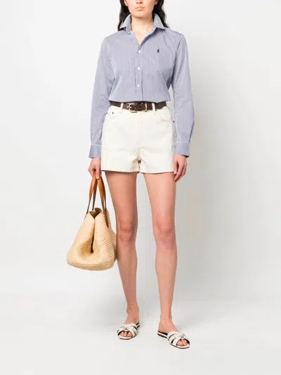 Polo Ralph Lauren Striped Shirt In Blue