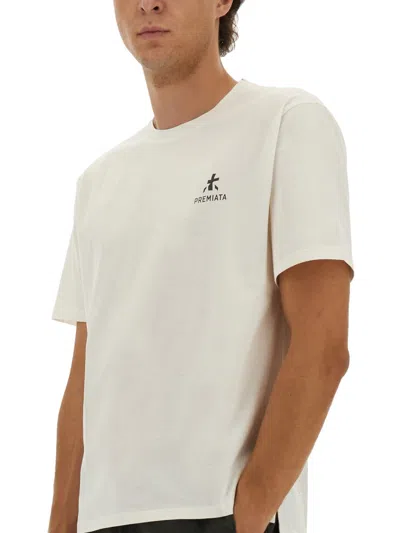 Premiata T-shirt With Logo In White
