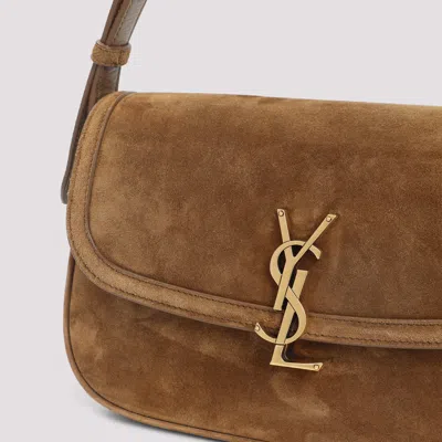 Saint Laurent Bag Solferino Medium In Brown