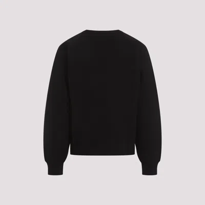 Saint Laurent Oversized Sweatshirt In Black