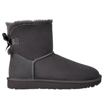 Ugg (wmns)  Mini Bailey Bow Ii 'obsidian' In White
