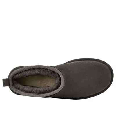 Ugg (wmns)  Classic Ultra Mini Platform Boots 'charcoal Grey' In Brown