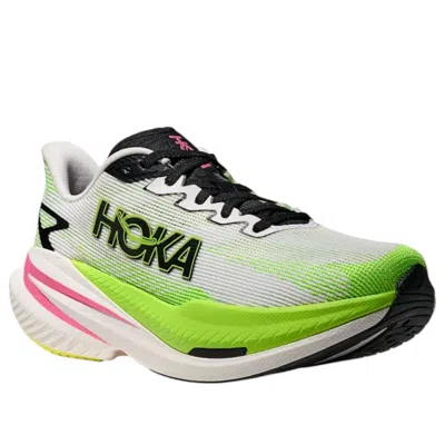 Hoka (wmns)  One One Mach X 3 'white Neon Lime' In Multi