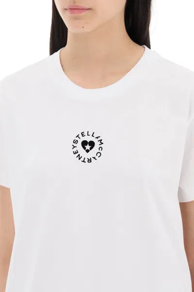 Stella Mccartney Iconic Mini Heart T-shirt In White