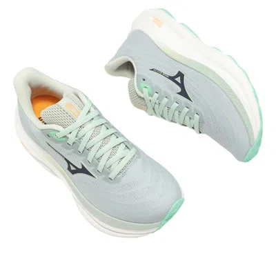Mizuno (wmns)  Wave Sky 9 Wide 4e 'light Grey' In Multi