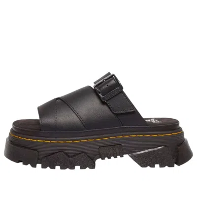 Dr. Martens Mattison Platform Slide Sandal In Athena Black