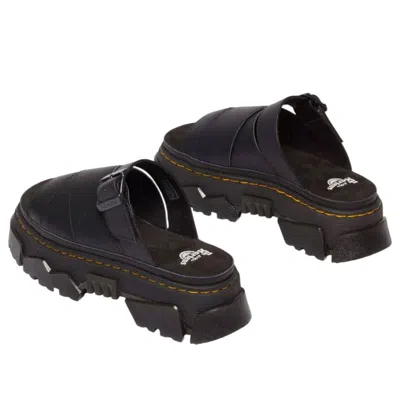 Dr. Martens Mattison Platform Slide Sandal In Athena Black