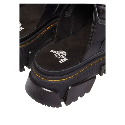 Dr. Martens Mattison Platform Slide Sandal In Athena Black