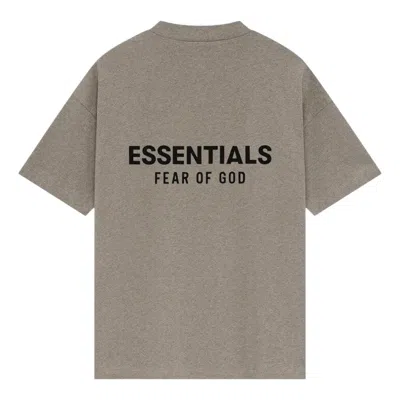 Essentials Fear Of God  Classic Short Sleeve T-shirt 'homestead Heather' In Gray