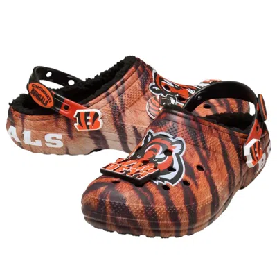 Crocs Nfl Cincinnati Bengals Classic Lined Clog In Multi