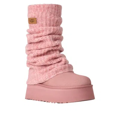 Ugg Classic Mini Dipper Legwarmer Boots In Pink