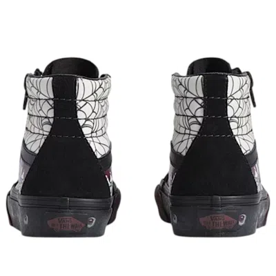 Vans (ps)  Sk8-hi Side Zip Halloween 'in The Shadows Black Port Red'