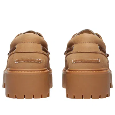 Timberland (wmns)  Stone Street Platform Boat 'leopard Print' In Brown