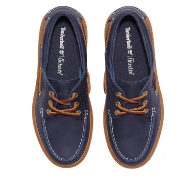 Timberland (wmns)  Stone Street Platform Boat 'dark Blue Full-grain'
