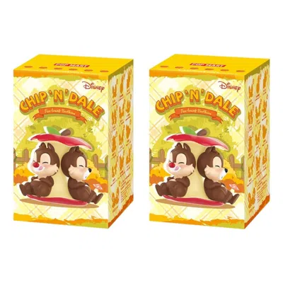 Pop Mart Disney Chip 'n Dale Fun Loving Brother Series Figures Sealed Case (2 Blind Boxes) In Multi