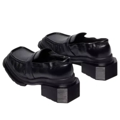 Dr. Martens Maybole Loafer Milled Gloss Woman Loafers Black Size 7 Leather In Black