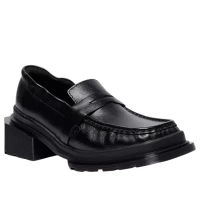 Dr. Martens Maybole Loafer Milled Gloss Woman Loafers Black Size 7 Leather In Black