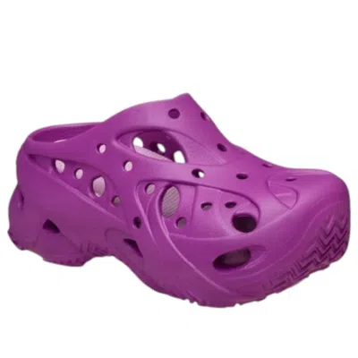 Crocs Caged Clogs In Purple