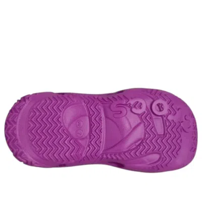 Crocs Caged Clogs In Purple