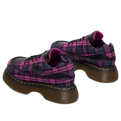 Dr. Martens Buzz 5i Mixed Media Platform Sneaker In Animal Print