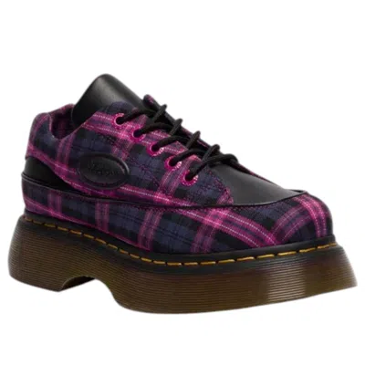 Dr. Martens Buzz 5i Mixed Media Platform Sneaker In Animal Print