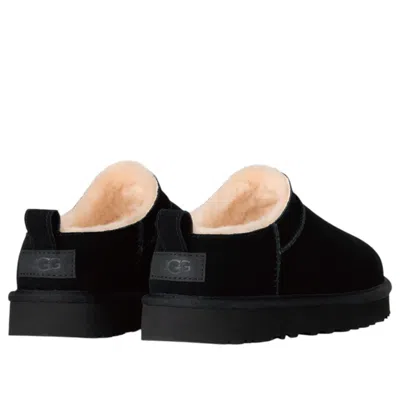 Ugg Classic Micro Suede Sheepskin Boots In Black
