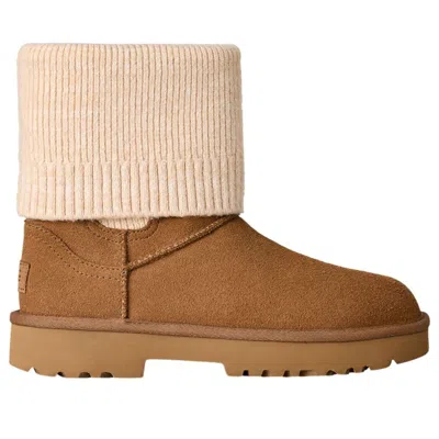 Ugg (wmns)  Marais Knit Chelsea Snow Boots 'chestnut' In Brown