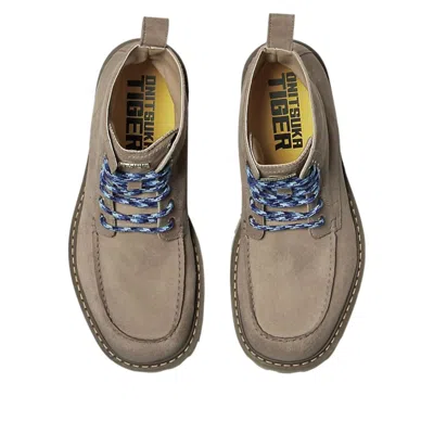 Onitsuka Tiger Moc Boots 'truffle Grey Bronze Green' In Brown