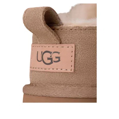 Ugg Classic Micro Suede Sheepskin Boots In Brown
