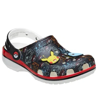 Crocs (td)  Classic Clog 'pokémon Starters' In Black