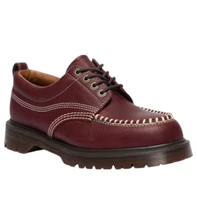 Dr. Martens Lowell Contrast-stitching Leather Loafers In Multi