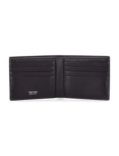 Tom Ford Leather Wallet In Brown