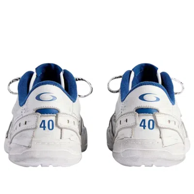 Balenciaga Coastal Inspired Sneakers Featuring Textured Sole In White