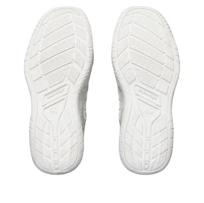 Balenciaga Coastal Inspired Sneakers Featuring Textured Sole In White