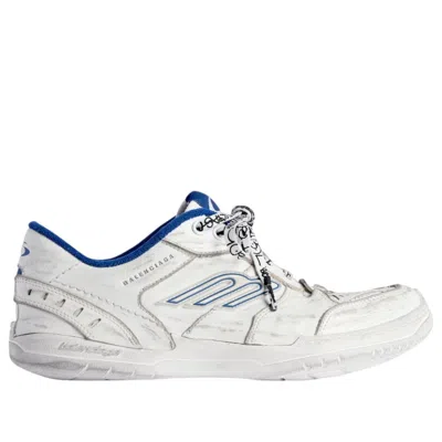 Balenciaga Coastal Inspired Sneakers Featuring Textured Sole In White