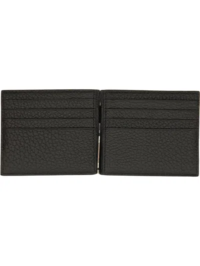 Tom Ford Wallet With T-shaped Money Clip In Black