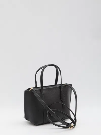Tory Burch Mini Tote Bag Adjustable Strap In Black