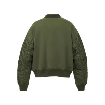 Onitsuka Tiger Quilted Bomber Jacket 'green'