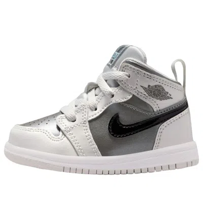 Jordan (td) Air  1 Mid Se' Photon Dust Flat Pewter' In Gray