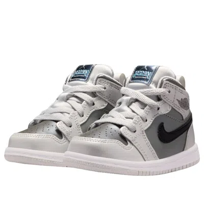 Jordan (td) Air  1 Mid Se' Photon Dust Flat Pewter' In Gray