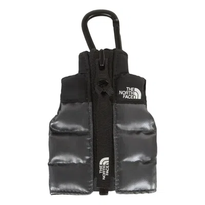 The North Face Lie Down Best Keyring 'silver Grey' In Black