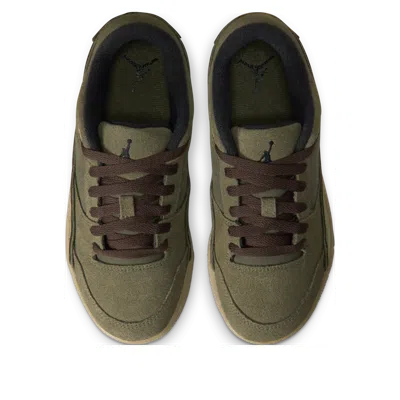 Jordan (gs)  Air  Flight Court 'medium Olive Baroque Brown' In Green