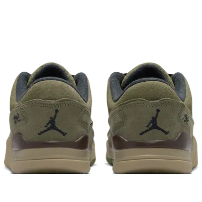 Jordan (gs)  Air  Flight Court 'medium Olive Baroque Brown' In Green