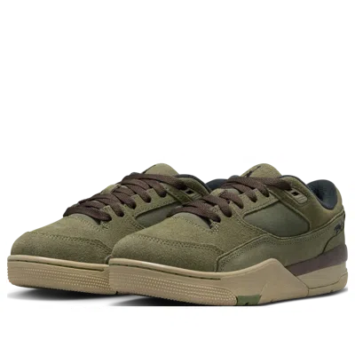 Jordan (gs)  Air  Flight Court 'medium Olive Baroque Brown' In Green
