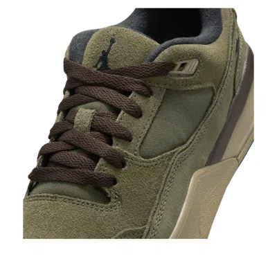Jordan (gs)  Air  Flight Court 'medium Olive Baroque Brown' In Green