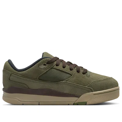 Jordan (gs)  Air  Flight Court 'medium Olive Baroque Brown' In Green